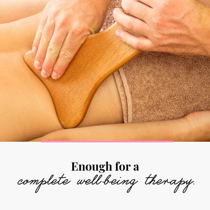 Wooden Massage Roller Suit Multifunctional Natural Massager For Men And Women