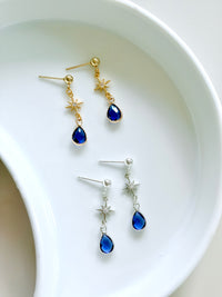 Stardrop Earrings in Azul